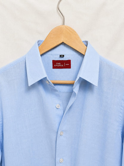 Men's Cotton Linen Casual Shirt Regular Fit Full Sleeve