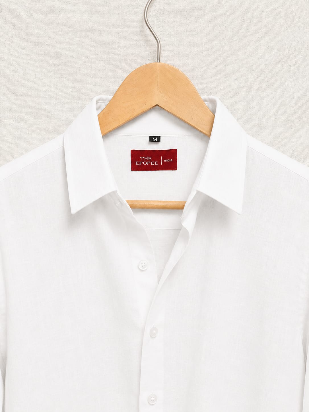 Men's Cotton Linen Casual Shirt Regular Fit Full Sleeve