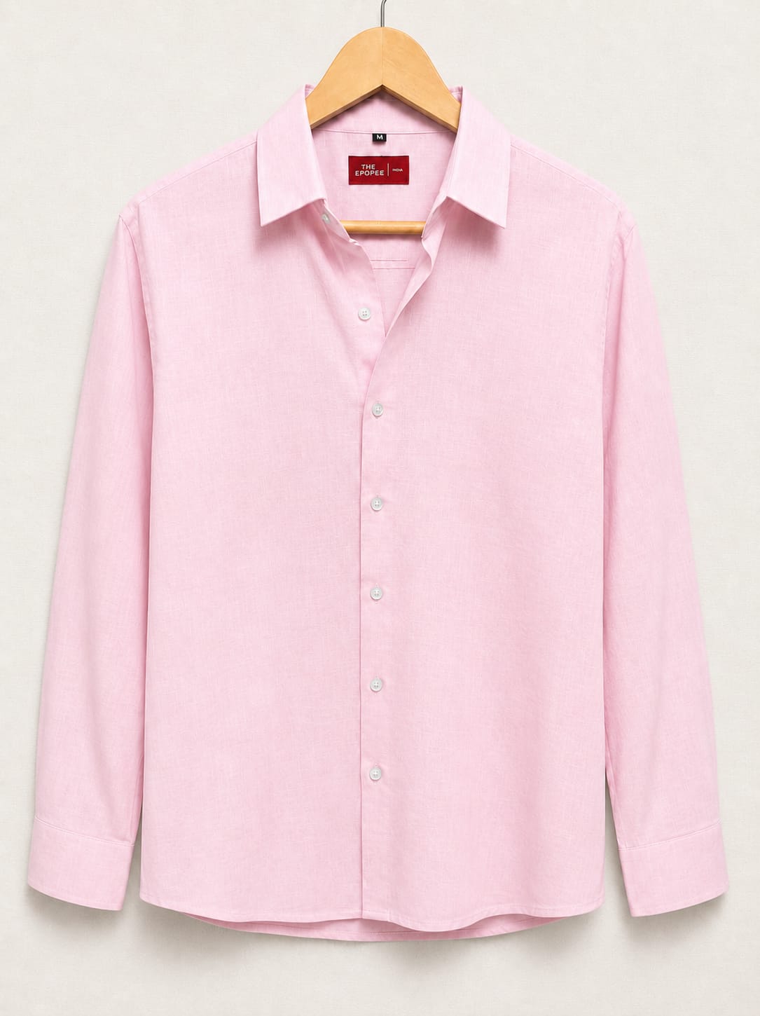 Men's Cotton Linen Casual Shirt Regular Fit Full Sleeve