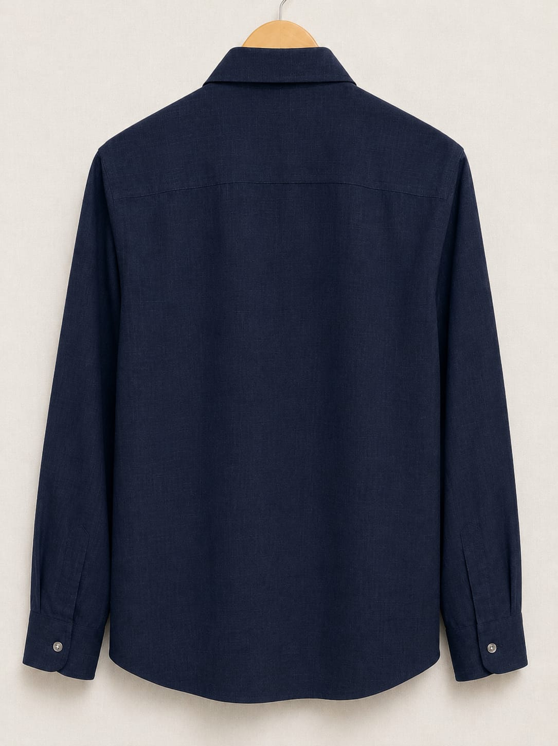 Men's Cotton Linen Casual Shirt Regular Fit Full Sleeve