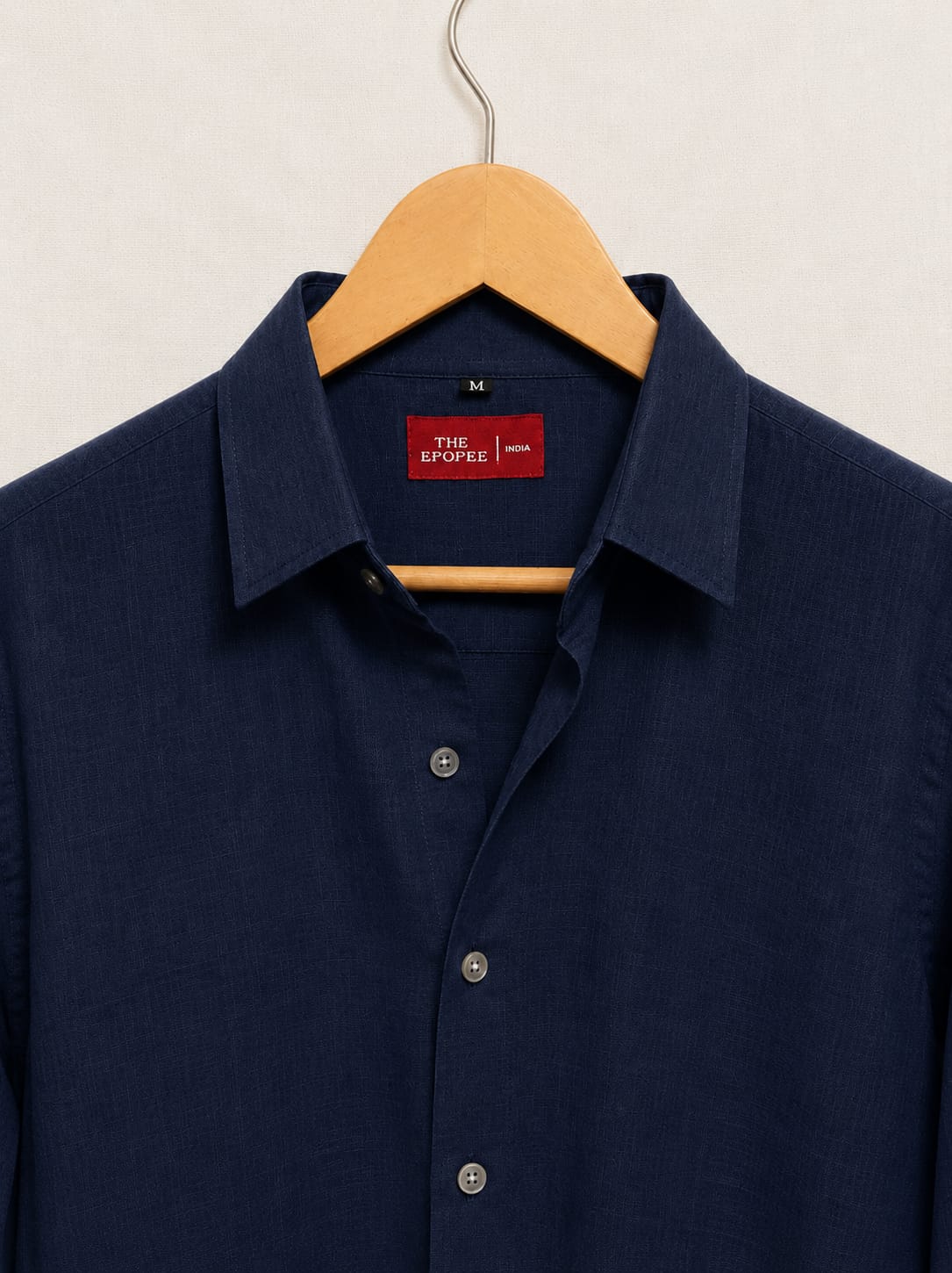 Men's Cotton Linen Casual Shirt Regular Fit Full Sleeve