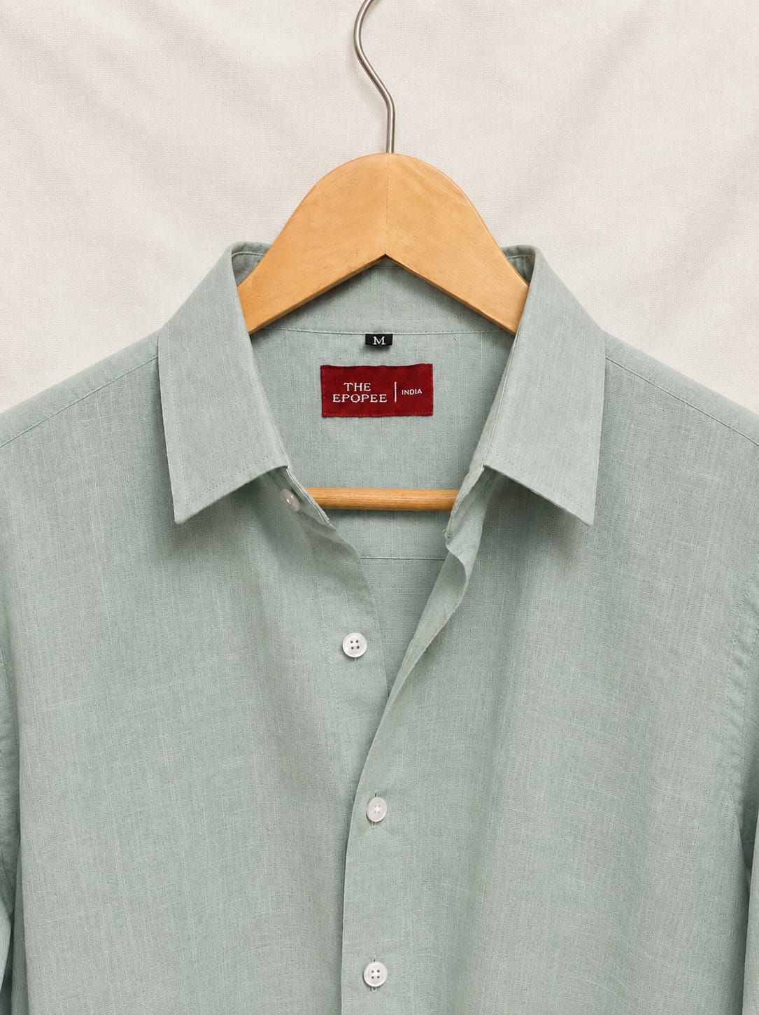 Men's Cotton Linen Casual Shirt Regular Fit Full Sleeve
